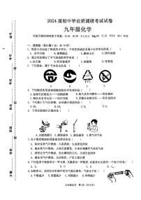 河南省信阳市光山县2023-2024学年九年级上学期11月期中化学试题