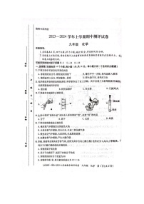 河南省汝阳县2023-2024学年九年级上学期期中学科素养检测卷化学试题