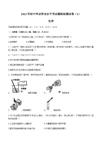 2023年湖南省张家界市永定区中考一模化学试题