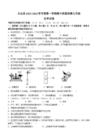 河北省石家庄市正定县2023-2024学年九年级上学期11月期中化学试题