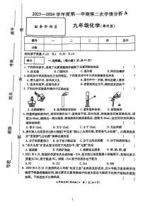 河南省周口市太康县2023-2024学年九年级上学期11月期中化学试题