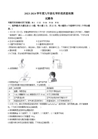 安徽省阜阳市太和县北城中学2023-2024学年九年级上学期期中考试化学试题