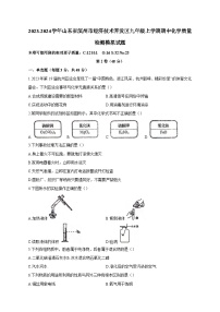 2023-2024学年山东省滨州市经济技术开发区九年级上学期期中化学质量检测模拟试题（含答案）