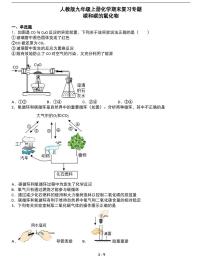 期末复习专题：人教版九年级化学上册期末常考易错专项《碳和碳的氧化物》