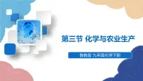 鲁教版九年级下册第三节 化学与农业生产示范课ppt课件