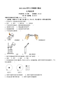 辽宁省阜新市实验中学2023-2024上学期九年级期中化学试题