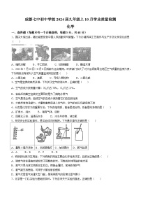 四川省成都市第七中学初中学校2023-2024学年九年级上学期10月月考化学试题(无答案)