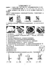 2022年安徽省合肥市第四十五中学三模化学试卷(图片版无答案)