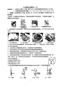 2022年安徽省合肥市第四十五中学三模化学试卷(图片版无答案)