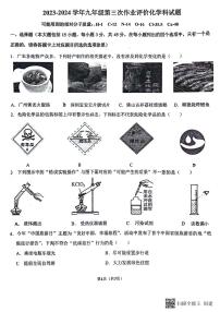 广东省佛山市南海区桂城街道文翰中学2023-2024学年九年级上学期12月月考化学试题