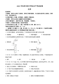 2023年湖南省长沙市中考化学真题