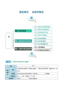 第五单元 化学方程式（考点解析）（讲+练）-2023-2024学年九年级化学上学期期末考点大串讲（人教版）