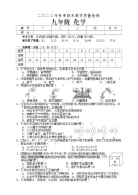 湖南省张家界市慈利县2020-2021学年九年级上学期期末考试化学试题