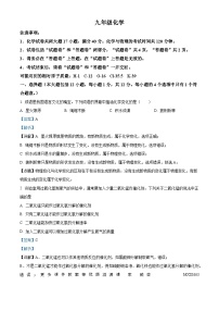 安徽省六安市霍邱县2023-2024学年九年级上学期12月月考化学试题（解析版）