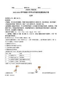 福建省厦门市思明区湖滨中学2023-2024学年九年级上学期第二次月考化学试题