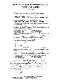 贵州省毕节市金沙县第四中学2023-2024学年九年级上学期12月期中化学试题