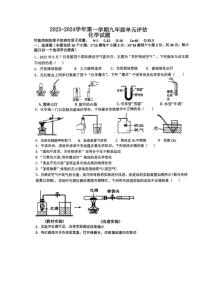 山东省德州市第九中学2023-2024学年九年级上学期12月月考化学试题