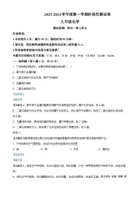 河南省商丘市永城市第五初级中学2023-2024学年九年级上学期第二次月考化学试题（解析版）