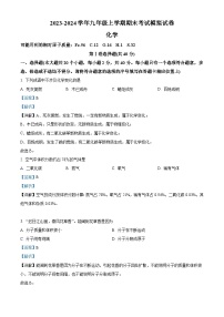 云南省保山市2023--2024学年九年级上学期期末联考模拟预测化学试题（解析版）