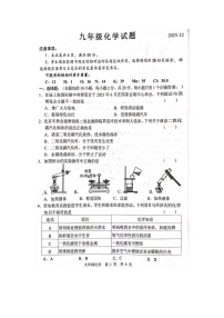 山东省菏泽市鲁西新区2023-2024学年九年级上学期12月月考化学试题