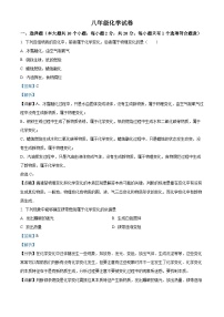 山东省菏泽市巨野县2023-2024学年八年级上学期期中化学试题（解析版）