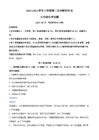 12，山东省东营市东营区文华学校2023-2024学年九年级上学期12月月考化学试题