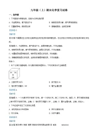 广东省广州市越秀区华侨外国语学校2023-2024学年九年级上学期期末化学试题