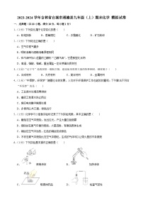 吉林省白城市通榆县2023-2024学年九年级上学期期末模拟化学试卷