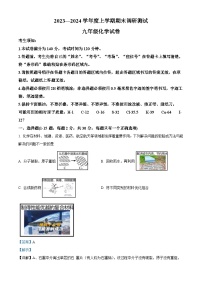 黑龙江省哈尔滨市平房区2023--2024学年九年级上学期期末调研测试化学试卷