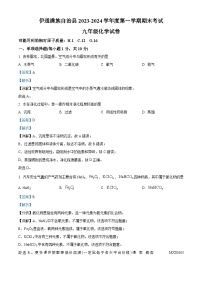 吉林省四平市伊通满族自治县2023-2024学年九年级上学期期末化学试题