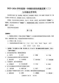 天津市南开区2023-2024学年九年级上学期期末化学试题含答案解析