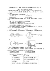 甘肃省武威市凉州区武威第七中学2023-2024学年九年级上学期期末考试化学试题