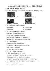 江苏省常州市2023-2024学年九年级上学期期末化学模拟试卷