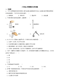 山东省烟台市2023年八年级上学期期末化学试题附答案