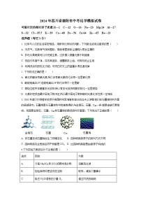 2024年四川省德阳市中考模拟化学试卷