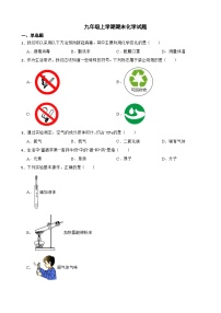 广西玉林市2023年九年级上学期期末化学试题附答案