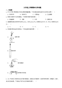 陕西省汉中市2023年九年级上学期期末化学试题附答案