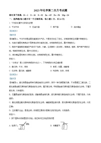 河南省南阳市内乡县灌涨镇初级中学2023-2024学年九年级上学期12月月考化学试题