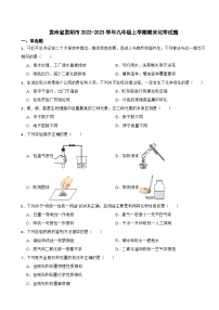 贵州省贵阳市2023年九年级上学期期末化学试题附答案