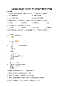 山东省烟台市招远市2023年九年级上学期期末化学试题附答案