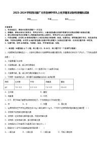 2023-2024学年四川省广元市剑州中学九上化学期末达标检测模拟试题含答案