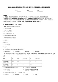 2023-2024学年四川省达州市通川区九上化学期末学业质量监测试题含答案