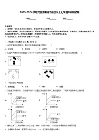 2023-2024学年安徽省亳州市名校九上化学期末调研试题含答案