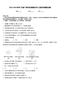 2023-2024学年广东省广州市名校联盟化学九上期末检测模拟试题含答案