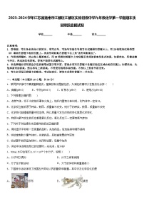 2023-2024学年江苏省扬州市江都区江都区实验初级中学九年级化学第一学期期末质量跟踪监视试题含答案