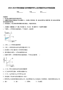 2023-2024学年安徽省六安市皋城中学九上化学期末学业水平测试试题含答案