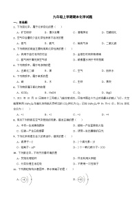 辽宁省大连市中山区2023年九年级上学期期末化学试题附答案