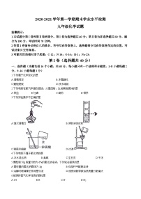 山东省聊城市冠县金太阳学校2020-2021学年九年级上学期期末化学试题