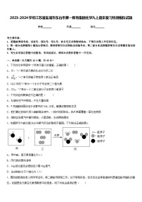 2023-2024学年江苏省盐城市东台市第一教育集团化学九上期末复习检测模拟试题含答案