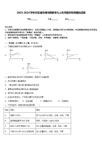 2023-2024学年河北省沧州沧县联考九上化学期末检测模拟试题含答案